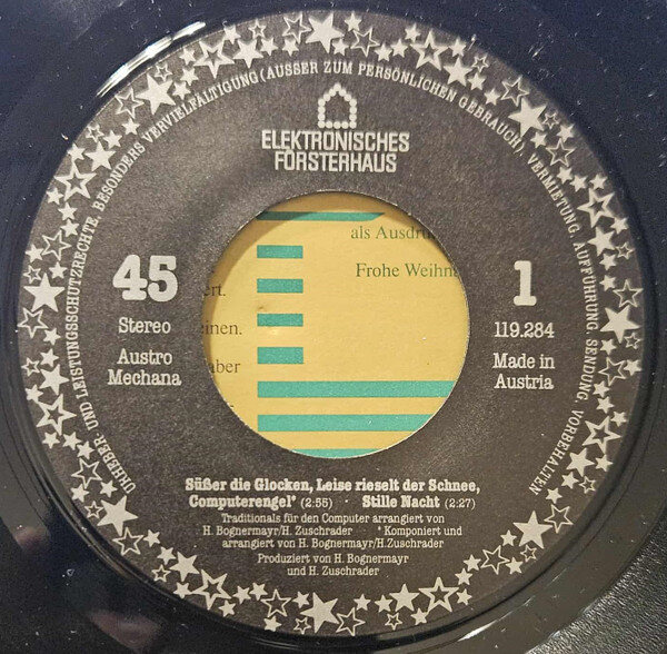 Hubert Bognermayr, Harald Zuschrader* – Heller Die Glocken Nie Klangen (7") – Bild 3