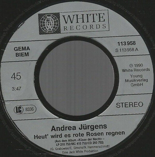Andrea Jürgens – Heut' Wird Es Rote Rosen Regnen (Single) – Bild 3