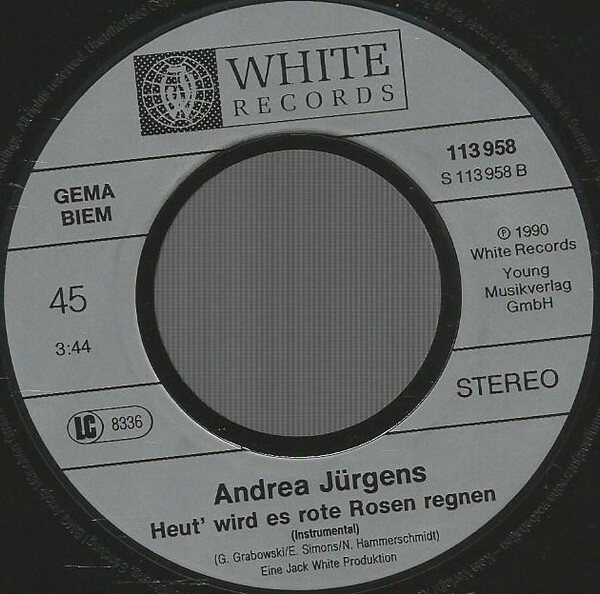 Andrea Jürgens – Heut' Wird Es Rote Rosen Regnen (Single) – Bild 4