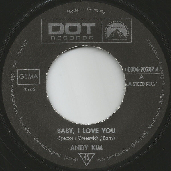 Andy Kim – Baby, I Love You / Gee Girl (Single) – Bild 3
