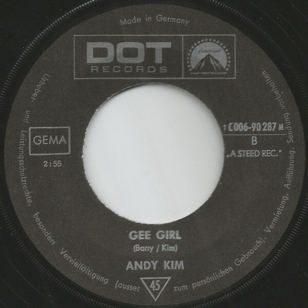 Andy Kim – Baby, I Love You / Gee Girl (Single) – Bild 4
