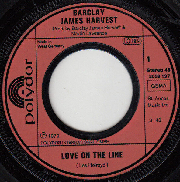 Barclay James Harvest – Love On The Line (Single) – Bild 3