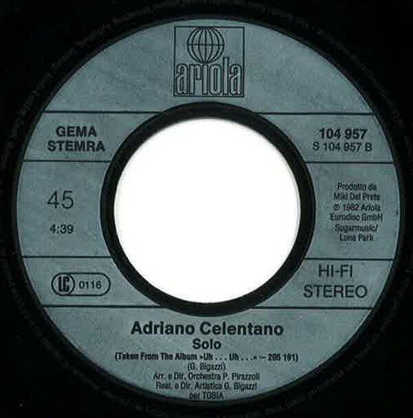 Adriano Celentano – Uh... Uh... (Single) – Bild 4