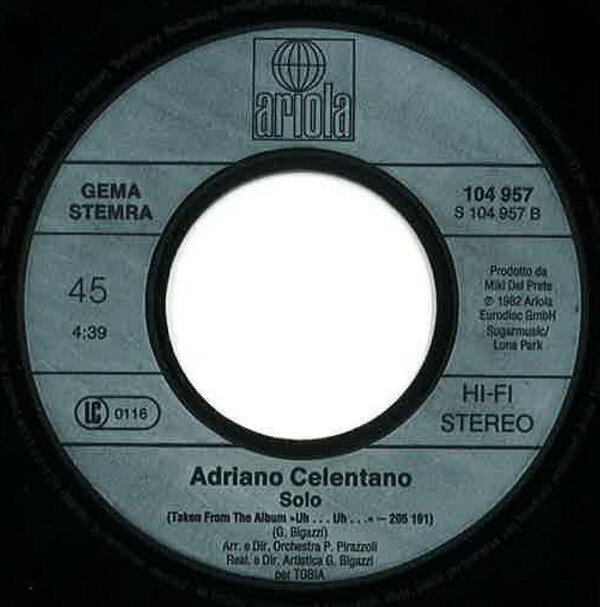 Adriano Celentano – Uh... Uh... (Single) – Bild 4