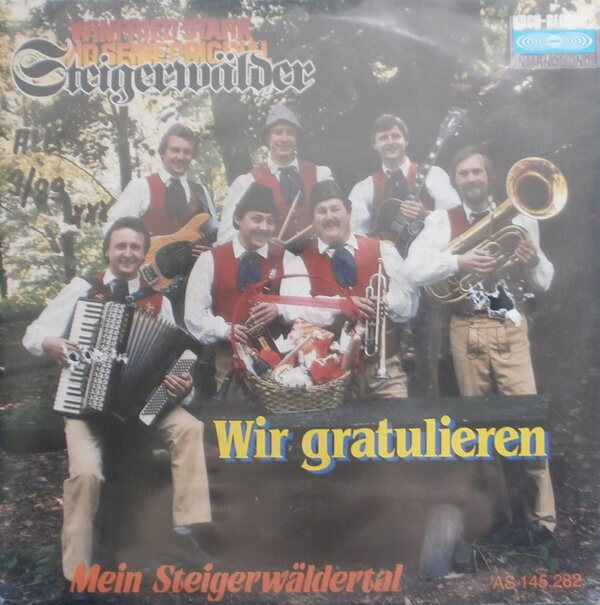 Winfried Stark Und Seine Original Steigerwälder – Wir Gratulieren (Single) – Bild 2