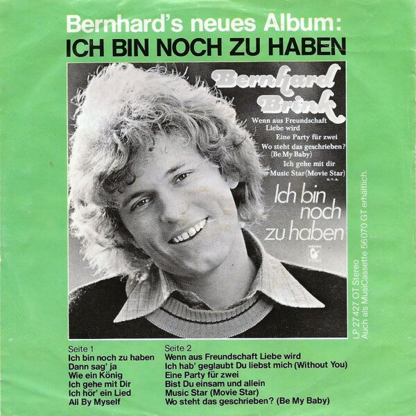 Bernhard Brink – Liebe Auf Zeit (Single) – Bild 2