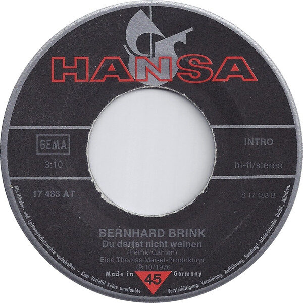Bernhard Brink – Liebe Auf Zeit (Single) – Bild 4