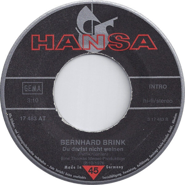 Bernhard Brink – Liebe Auf Zeit (Single) – Bild 4