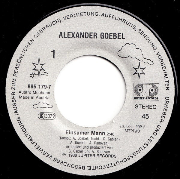 Alexander Goebel – Einsamer Mann (Single) – Bild 3