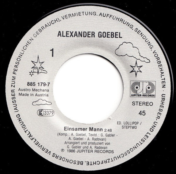 Alexander Goebel – Einsamer Mann (Single) – Bild 3