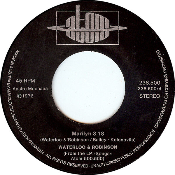Waterloo & Robinson – My Little World (Single) – Bild 4