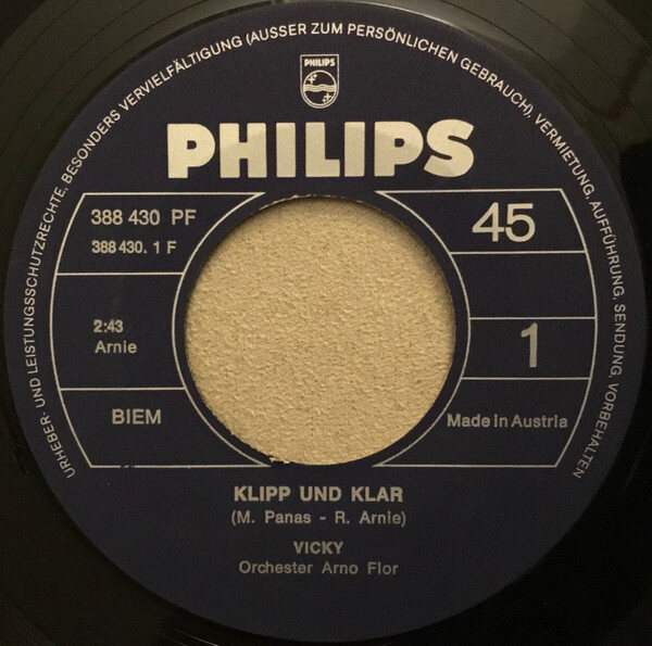 Vicky* – Klipp Und Klar (Single) – Bild 3