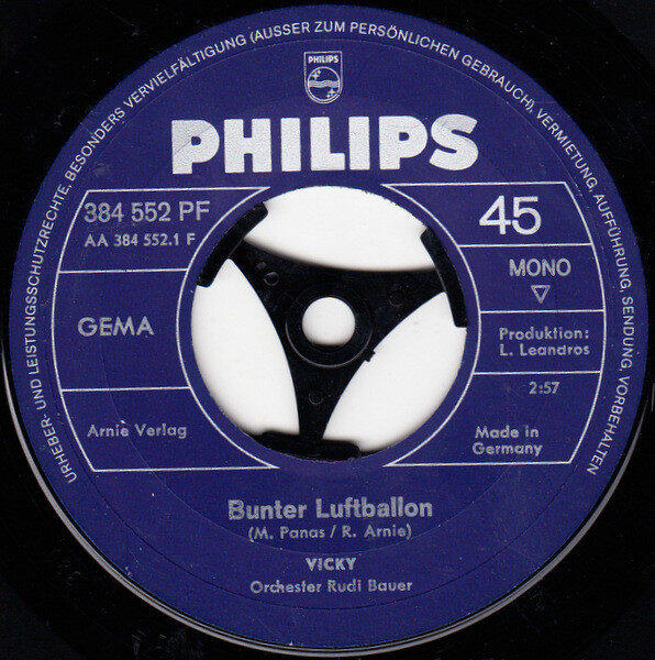 Vicky* – Bunter Luftballon (Single) – Bild 3