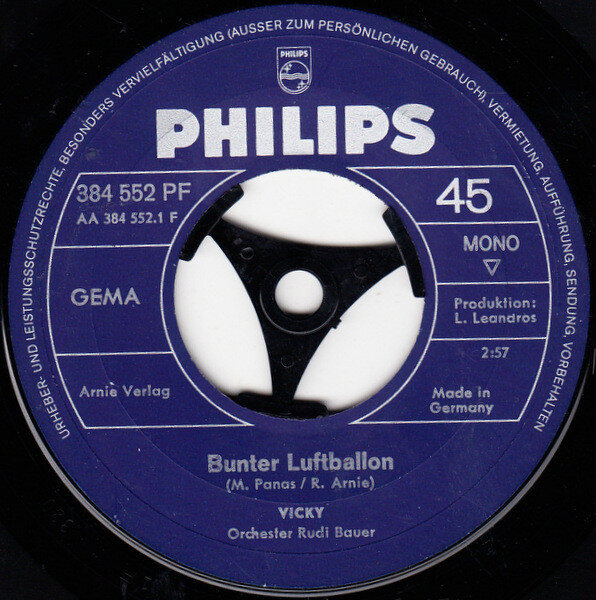 Vicky* – Bunter Luftballon (Single) – Bild 3