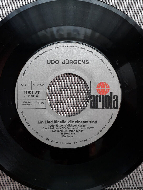 Udo Jürgens – Ein Lied Für Alle, Die Einsam Sind (Single) – Bild 3