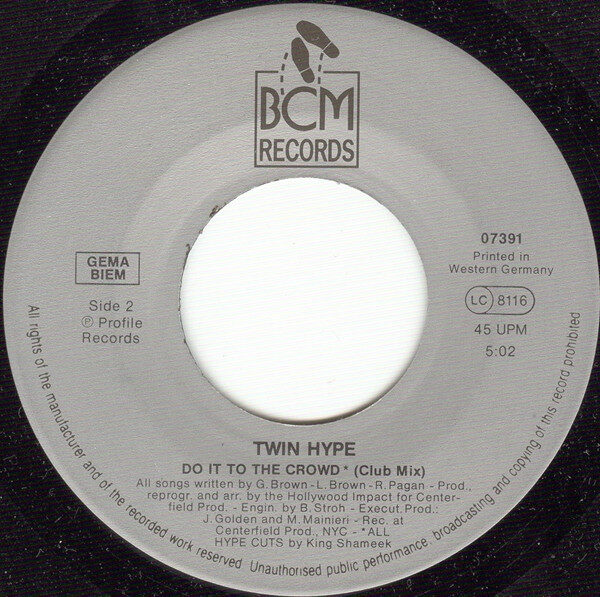 Twin Hype – For Those Who Like To Groove (Single) – Bild 4