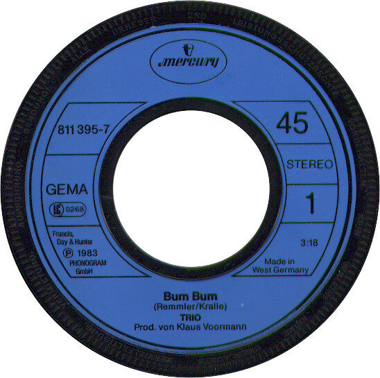 Trio – Bum Bum (Single) – Bild 3