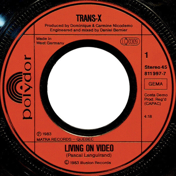 Trans-X – Living On Video / Digital World (Single) – Bild 3