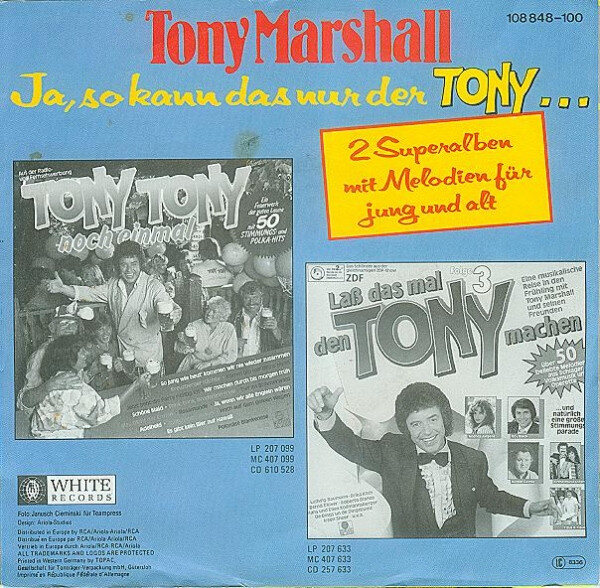 Tony Marshall – In Amsterdam (Single) – Bild 2