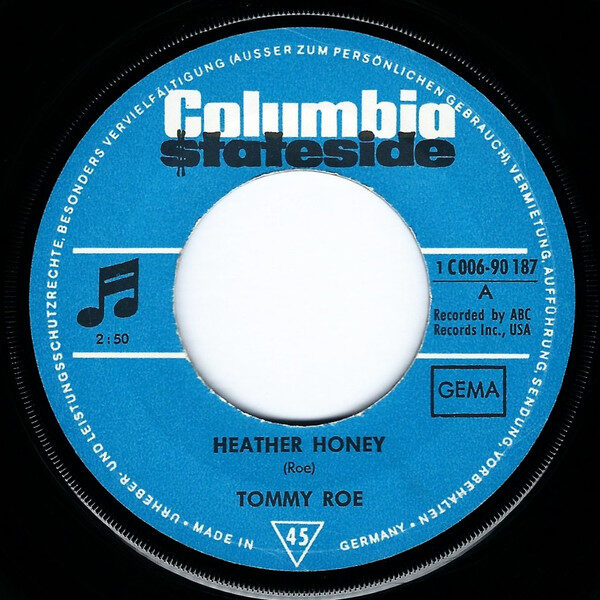 Tommy Roe – Heather Honey / Money Is My Pay (Single) – Bild 3