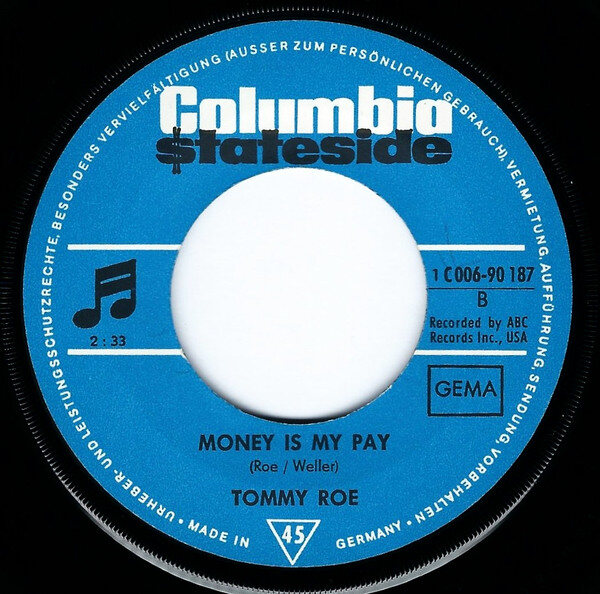 Tommy Roe – Heather Honey / Money Is My Pay (Single) – Bild 4