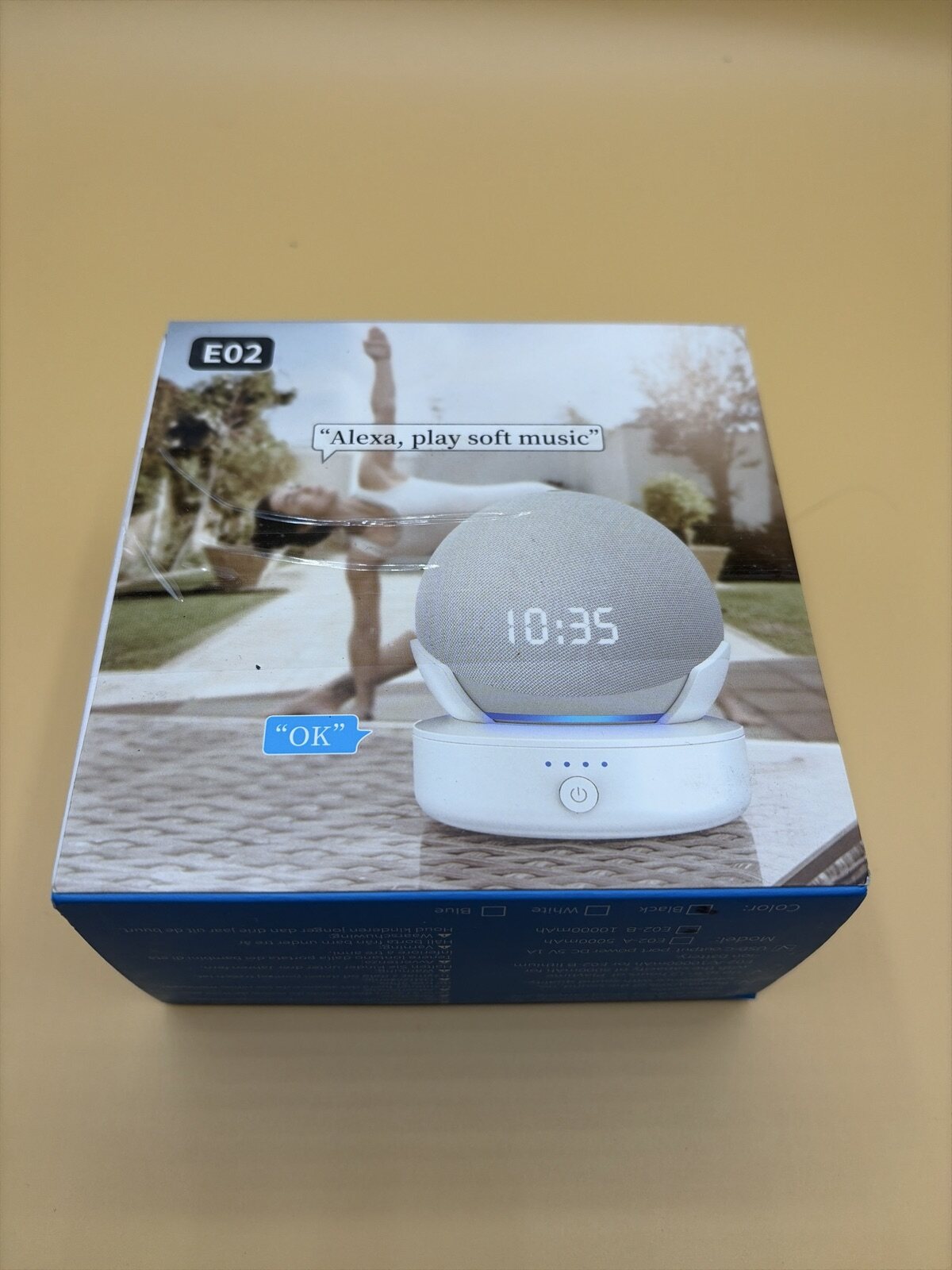 E02 Smart Weiß kabellose Ladestation – Bild 3