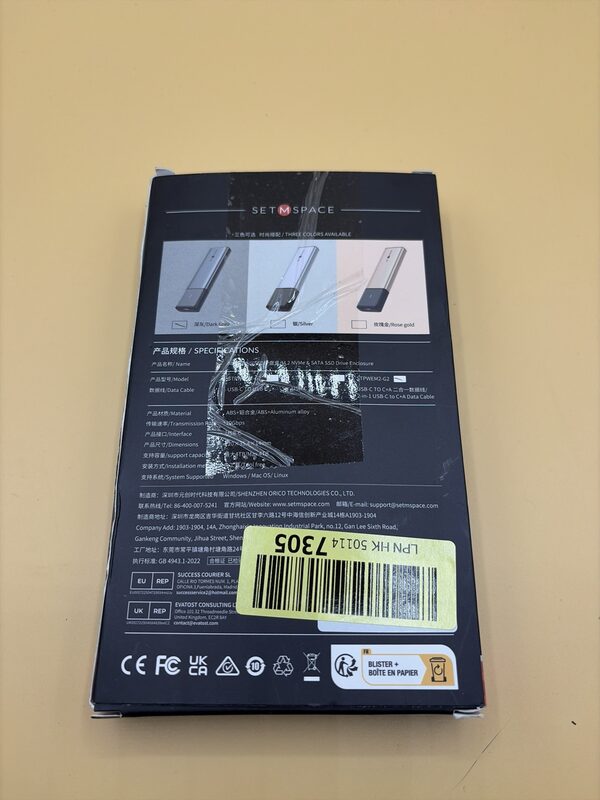 SETMSPACE STPW Series SSD Gehäuse M.2 NVMe & SATA – Bild 2