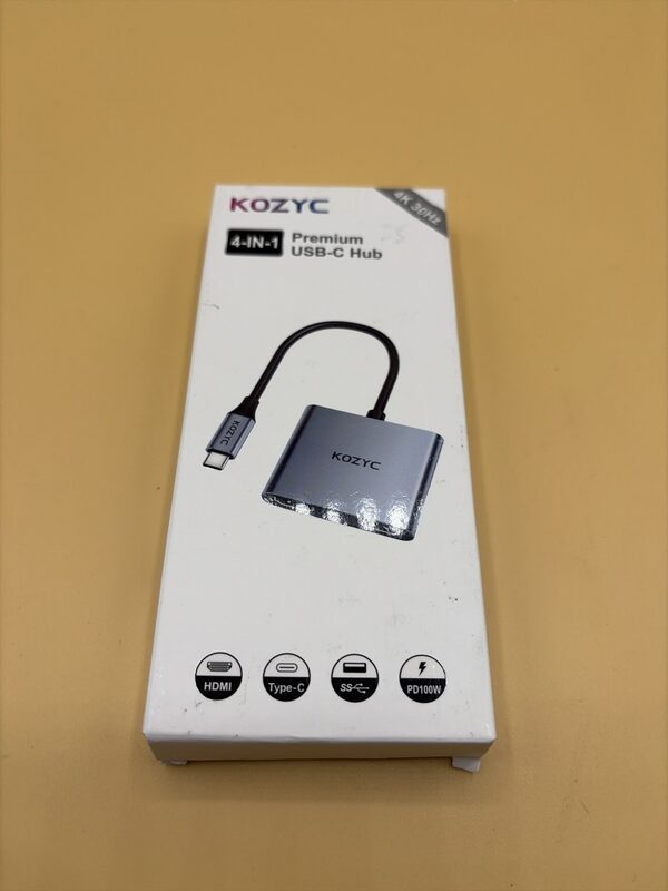 KOZYC 4-IN-1 USB-C Hub HDMI Typ-C PD 100W