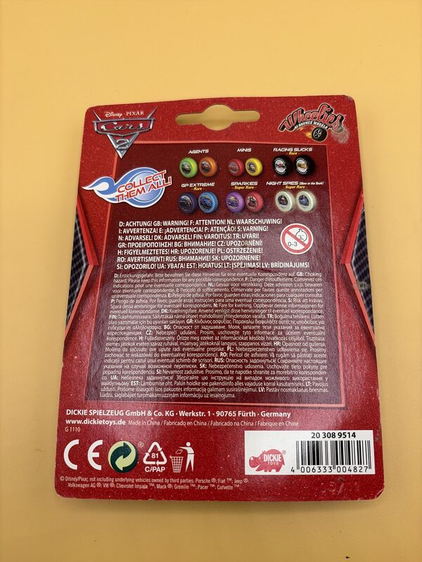 Disney Pixar Cars Spielzeug-Räder 2 Stück Gummi-Material – Bild 3