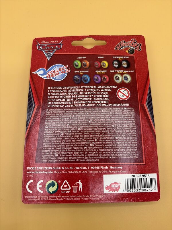 Disney Pixar Cars Bounce Wheels 2 Stück Lightning McQueen – Bild 3