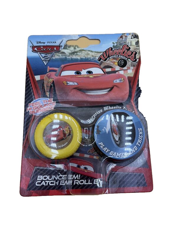 Disney Pixar Cars Bounce Wheels 2 Stück Lightning McQueen – Bild 1