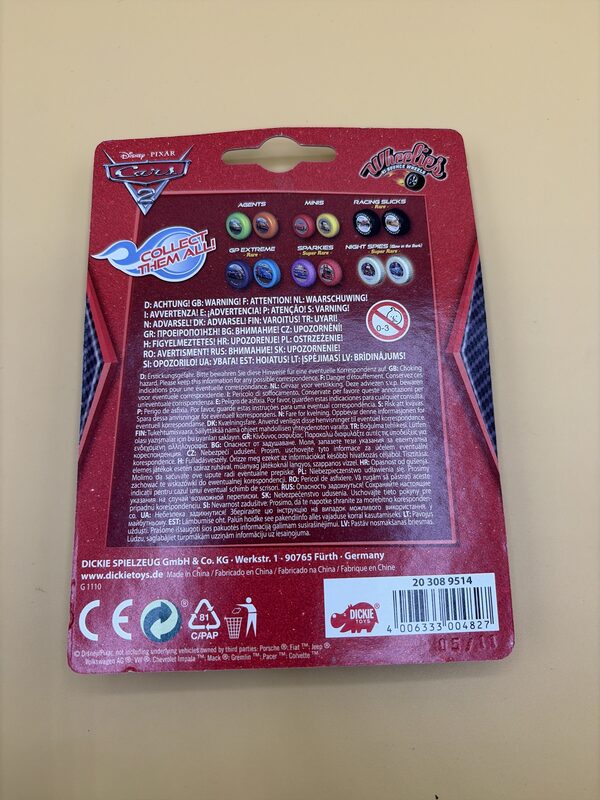 Disney Pixar Cars 2 Wheelies Spielzeug 2 Stück Bounce Wheels – Bild 3