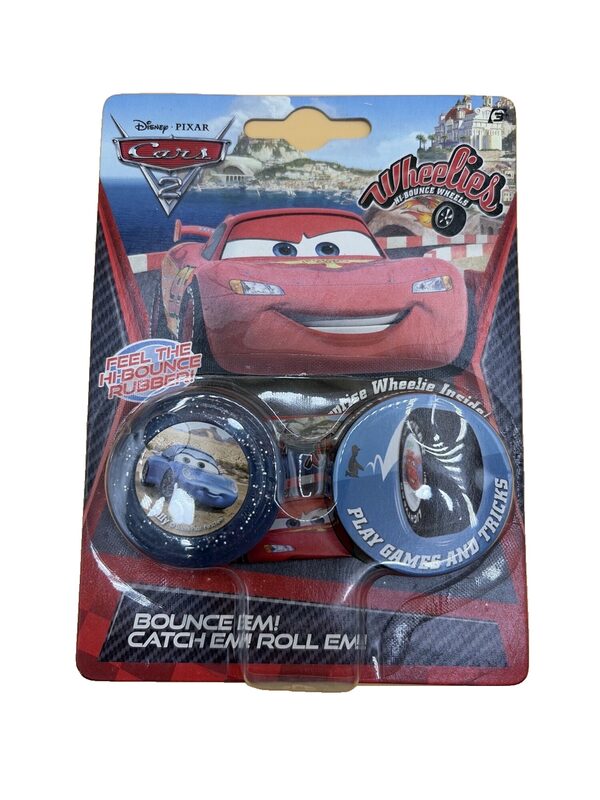 Disney Pixar Cars Wheelies Spielzeug 2 Stück Bounce Wheels – Bild 1