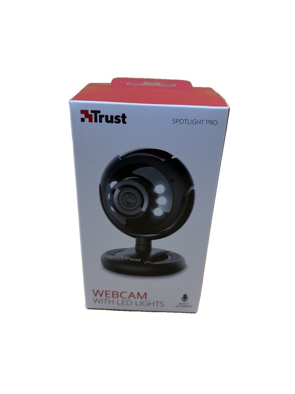 Trust Spotlight Pro Webcam mit LED-Lichtern und Mikrofon
