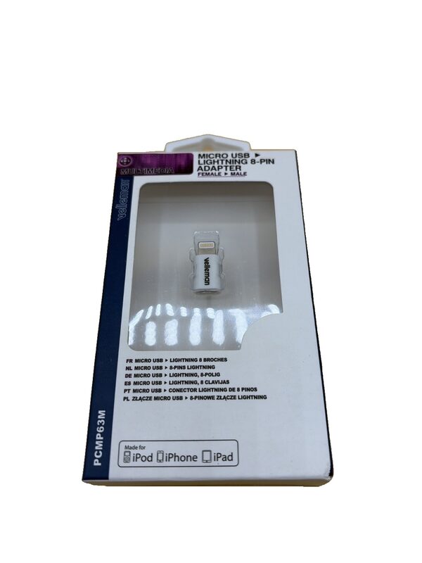 Velleman PCMP63M Adapter Micro USB auf Lightning 1 Stück – Bild 1