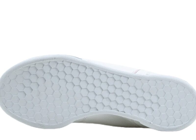 adidas Sneaker weiß mit rosa Akzent Lederoptik Größe 37 1/3 – Bild 4