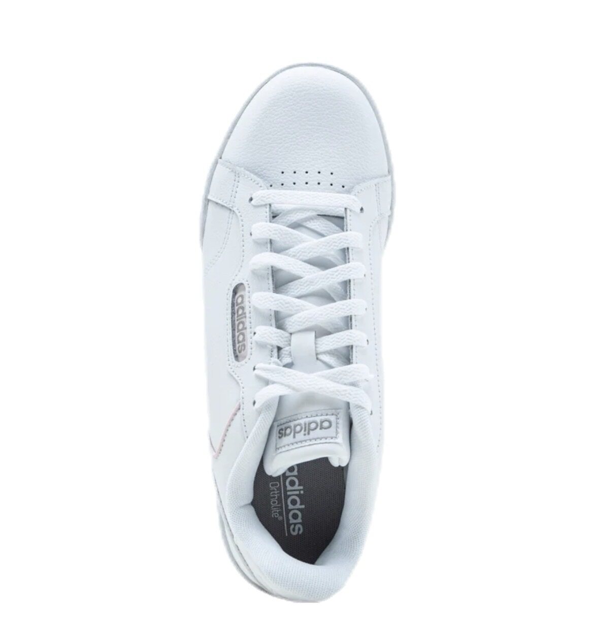 adidas Sneaker weiß mit rosa Akzent Lederoptik Größe 37 1/3 – Bild 5