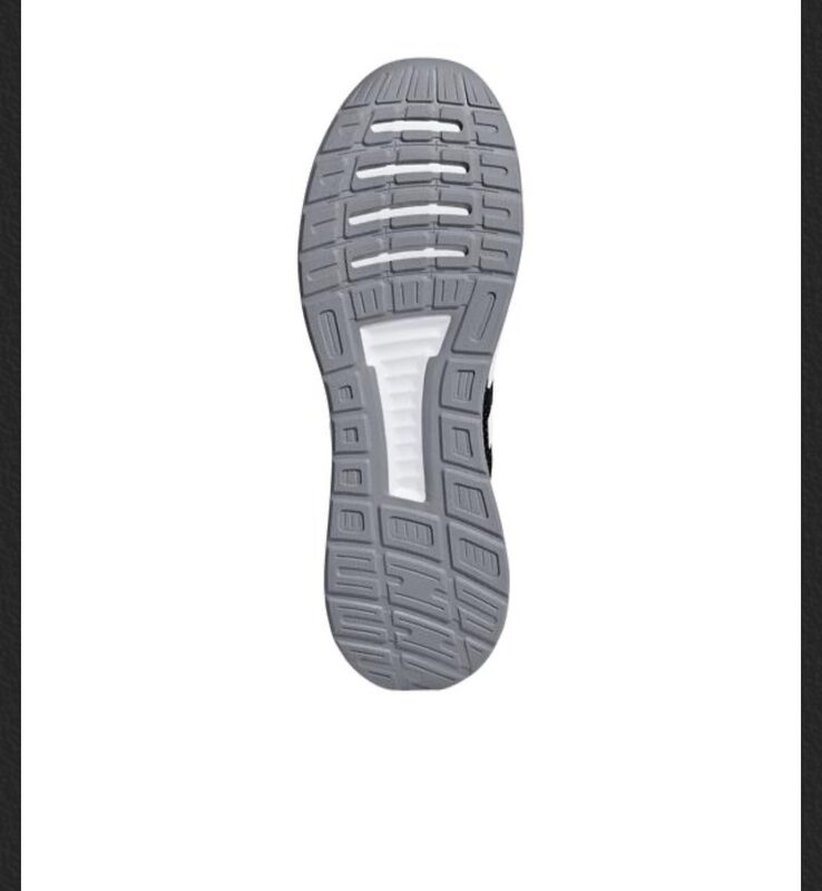 adidas Sneaker Schwarz Weiß Mesh Größe 36 2/3 – Bild 5