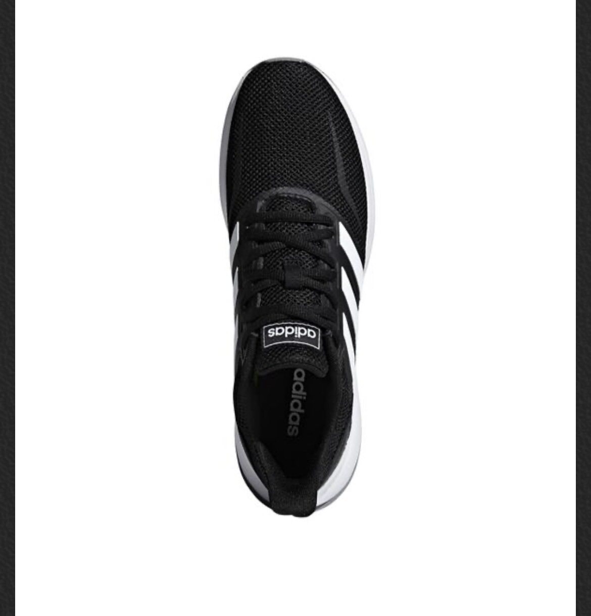 adidas Sneaker Schwarz Weiß Mesh Größe 36 2/3 – Bild 2