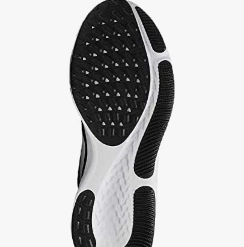 Nike Sneaker Schwarz Weiß Paar Mesh Schnürung Größe 38 – Bild 5