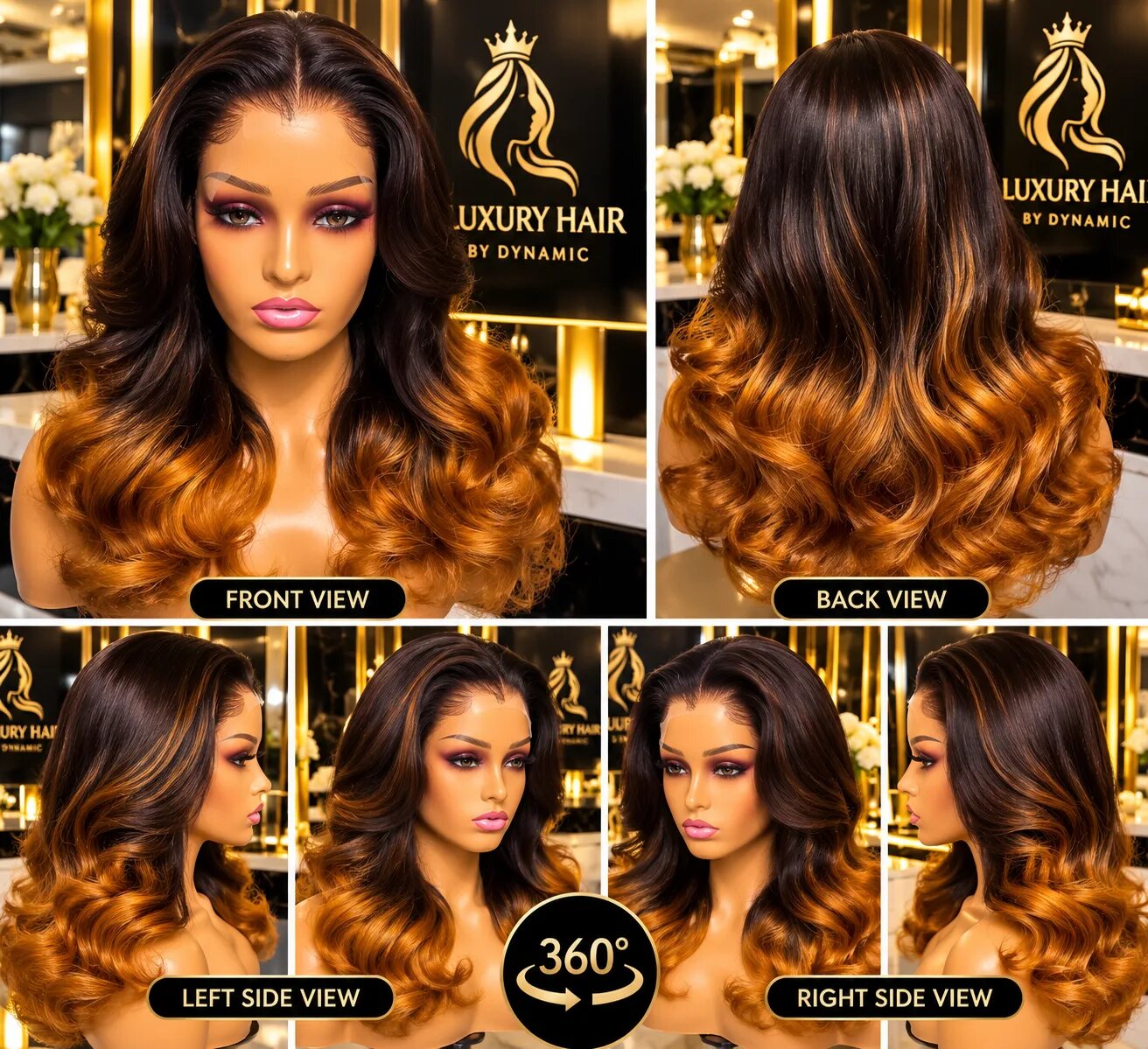 Bounce curly human hair wig, 18inch ,290g